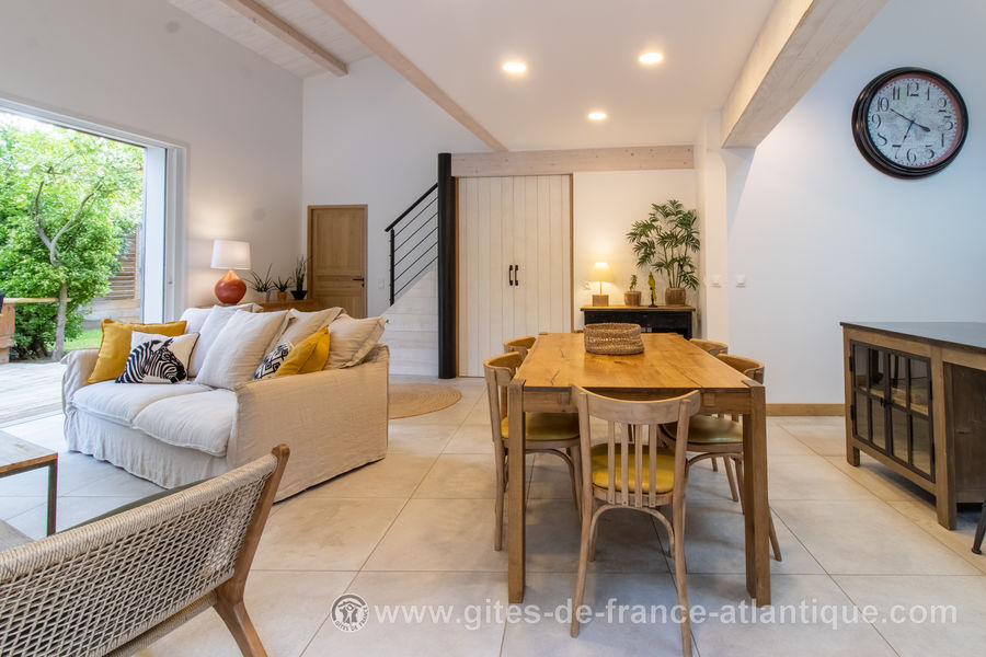 Salon d'une location Gîtes de France