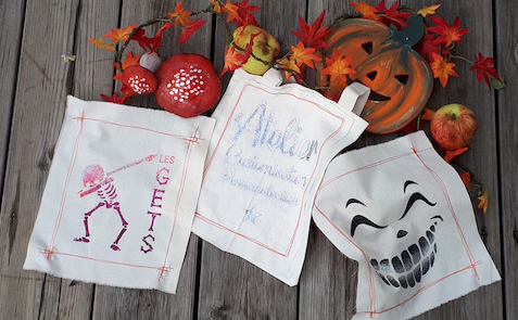 Trick-or-treat bag workshop