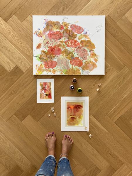 Exposition dEmeline Queyron, artiste peintre