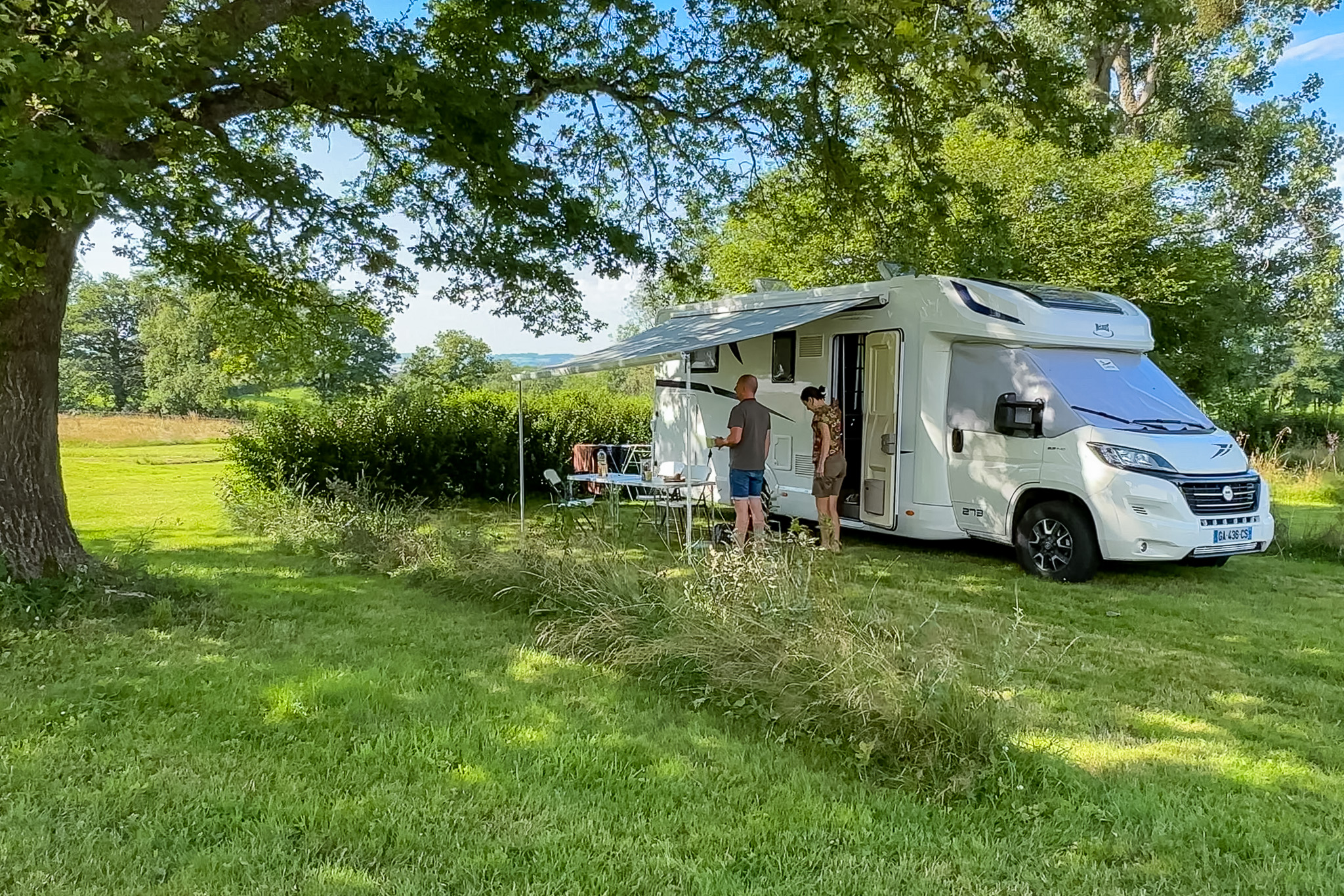 Aire d'accueil et de services au Camping des Papillons