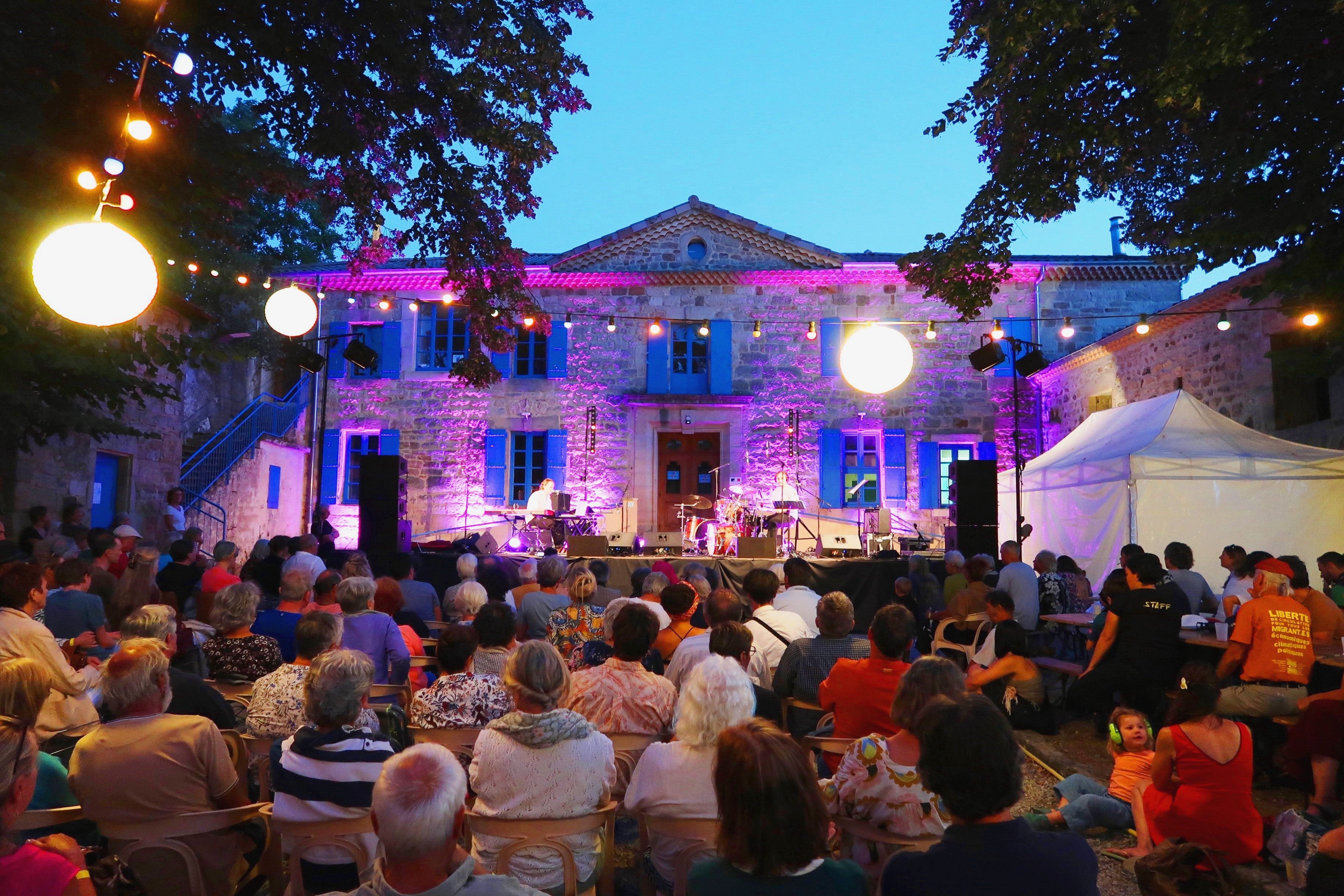 Concert durant le festival 