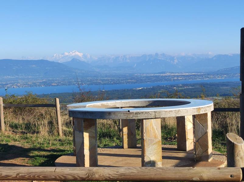 Table d'orientation du Mont Mourex_Grilly