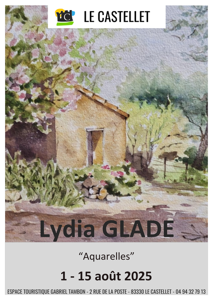 Lydia Glade "Aquarelles"_Le Castellet