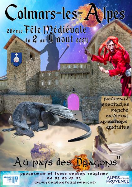 28ème Fête Médiévale Colmars au Pays des dragons