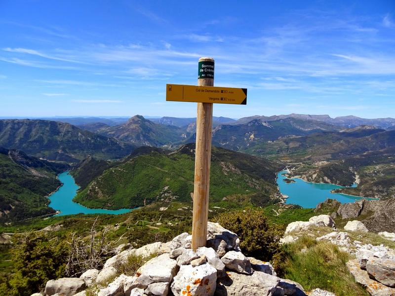 The peak of Mount Crémon