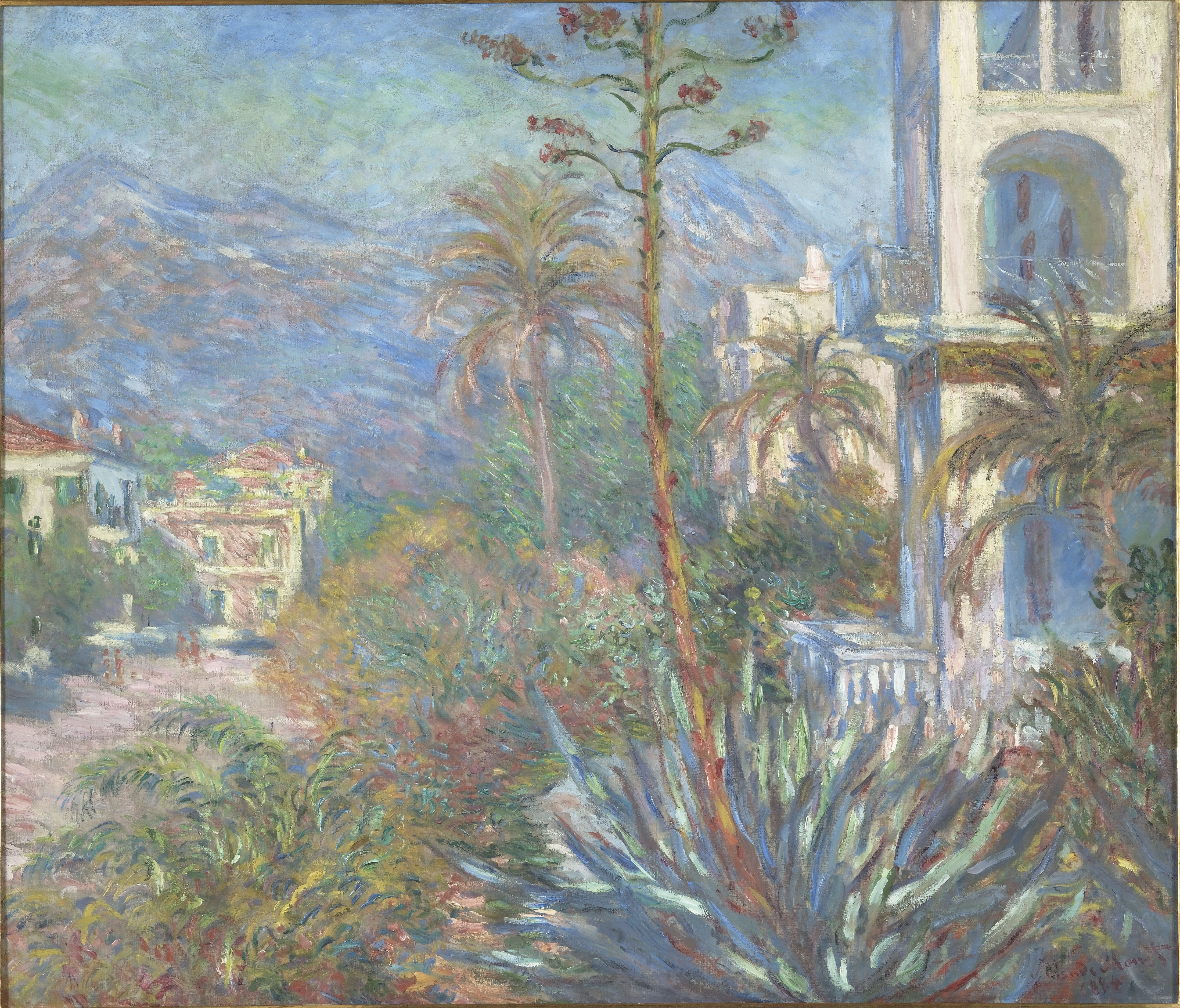 Claude Monet (1840-1926), Les Villas à Bordighera, 1884, Huile sur toile, 116,5 x 136,5 cm, Paris, musée d'Orsay, RF2000-94, © RMN-Grand Palais (musée d'Orsay) / Hervé Lewandowski