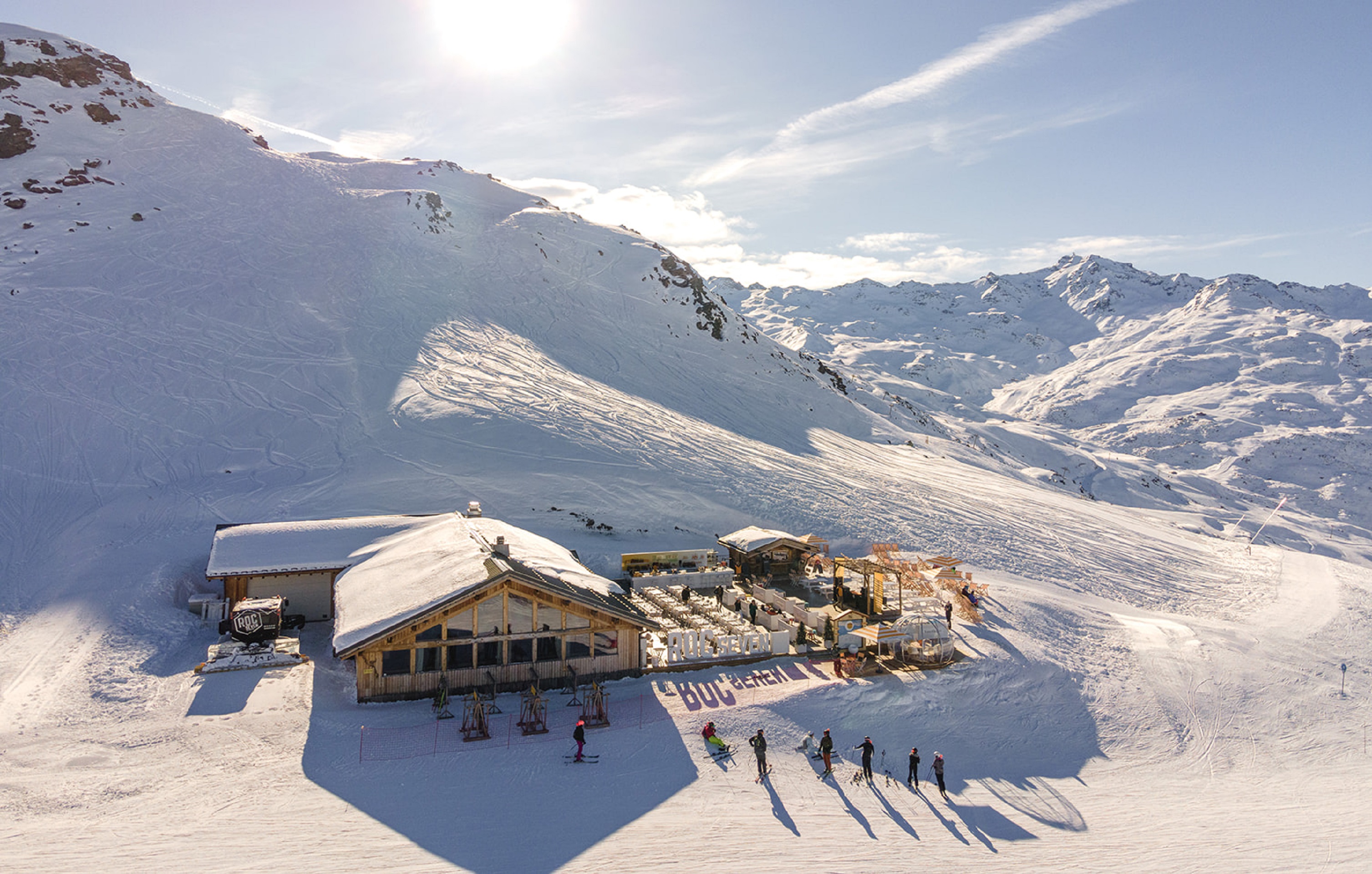 Le Roc Seven vue du ciel