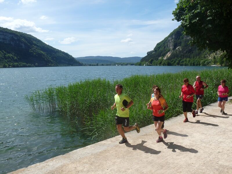 Parcours trail - Le tour du lac de Nantua
