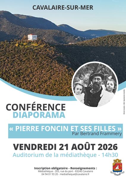 Conférence : Pierre Foncin et ses filles_Cavalaire-sur-Mer