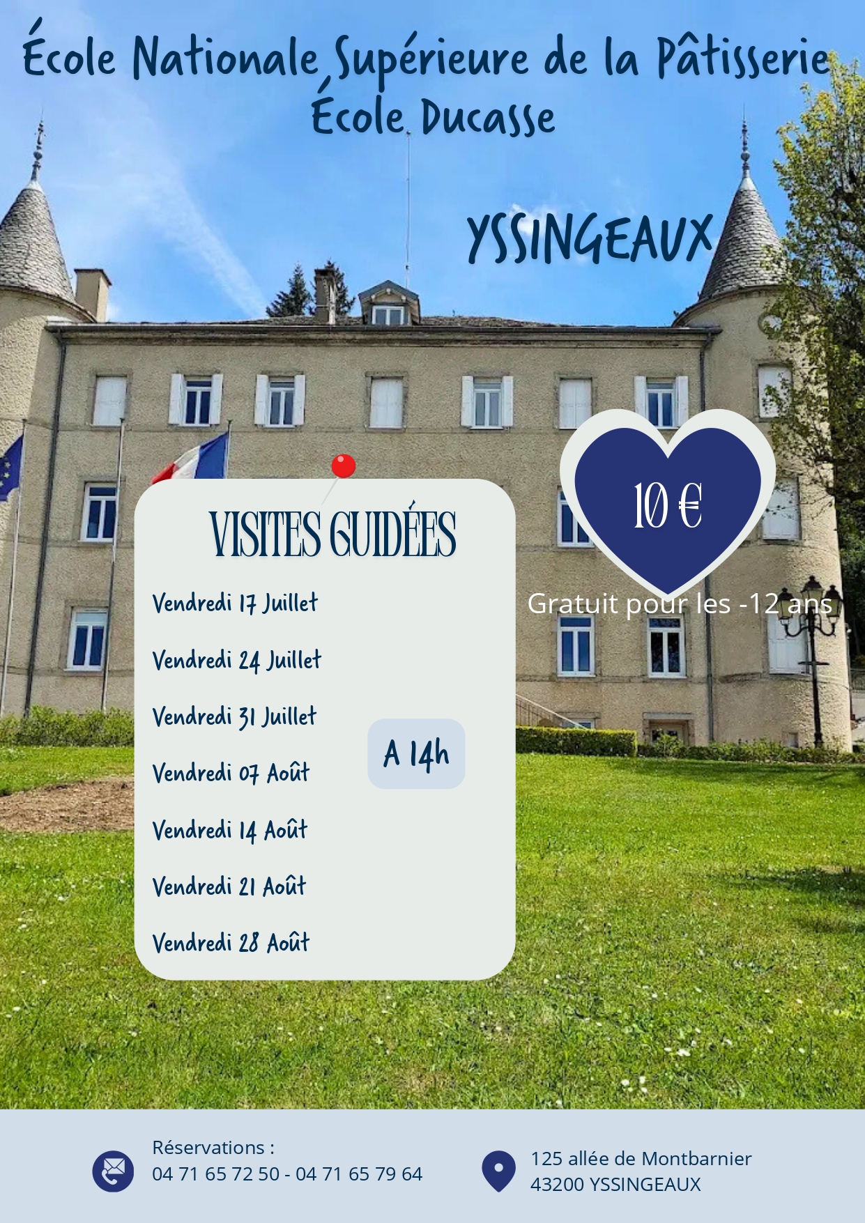 Visite de l'École Nationale Supérieure de la Pâtisserie - École Ducasse