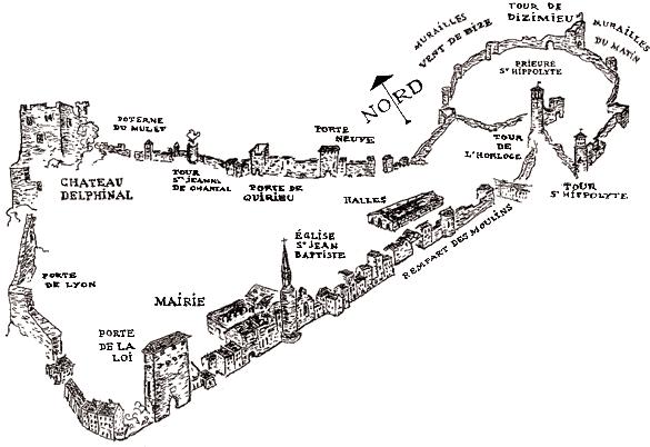 Dessin des fortifications - F. Bouzon