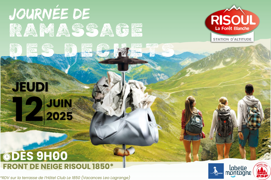 Journée Ramassage des Déchets 'Montagne Zéro Déchets'_Risoul Journée Ramassage des Déchets 'Montagne Zéro Déchets'_Risoul