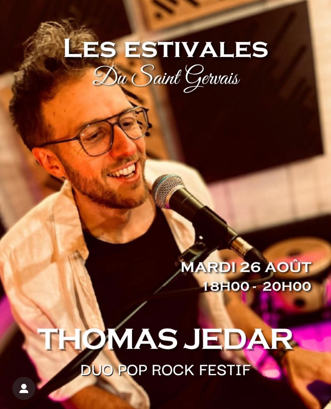 Les Estivales du Saint-Gervais - Concert Thomas Jedar