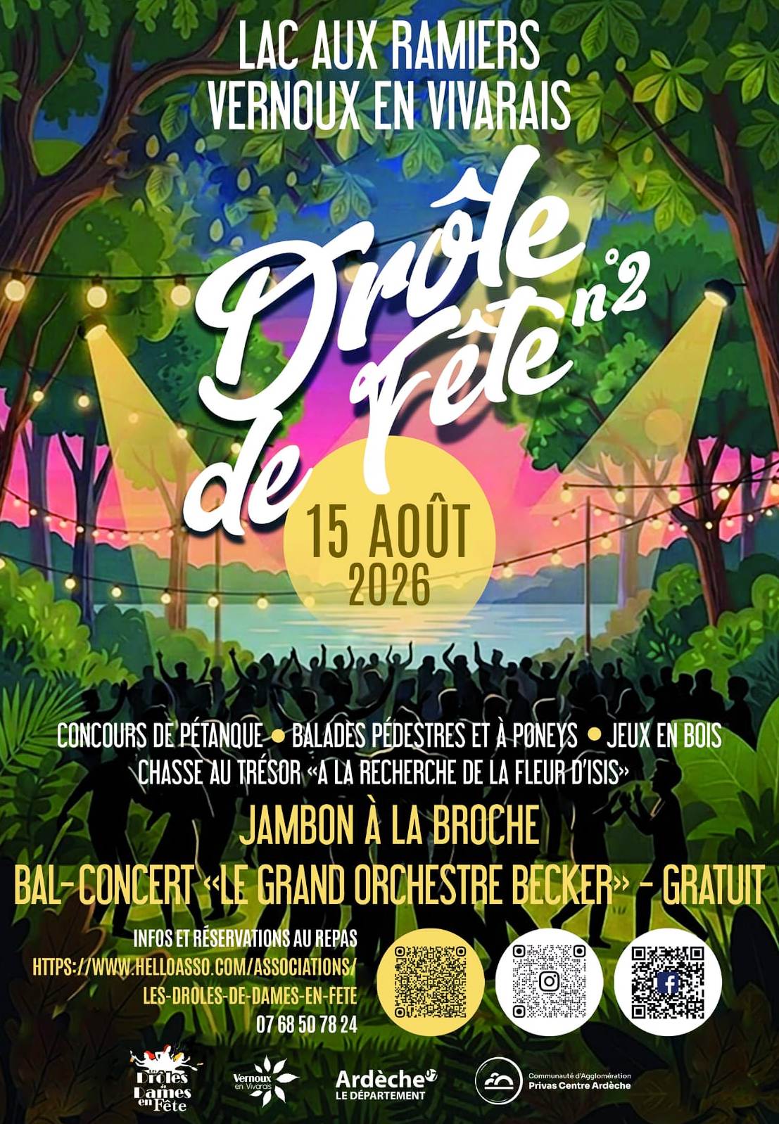Affiche de la 2ème édition de la journée festive 