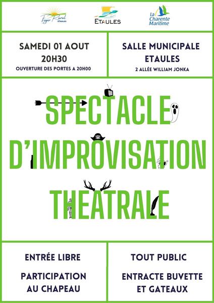 Spectacle d’improvisation théâtrale