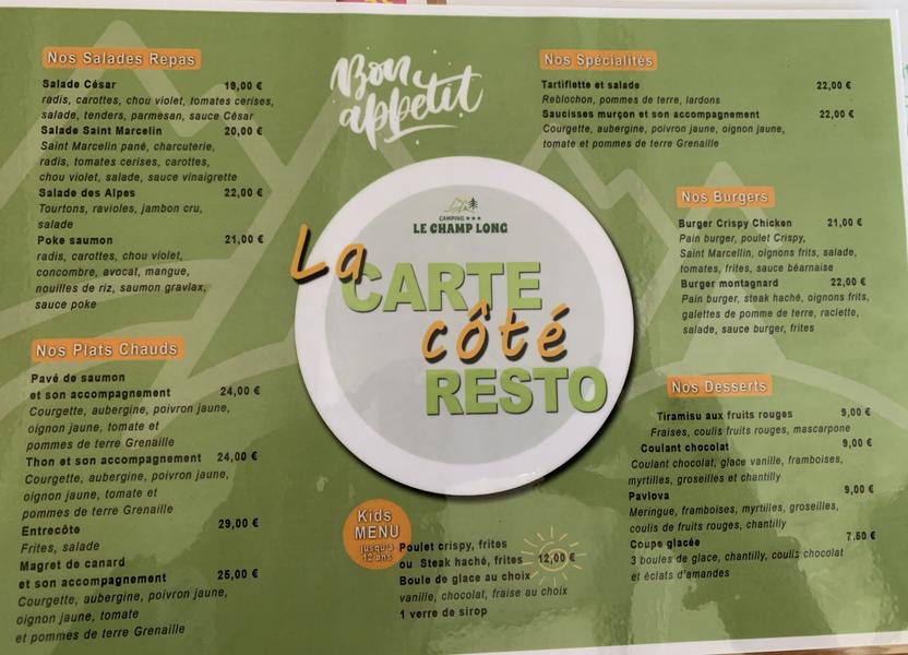 Restaurant Le Champ Long