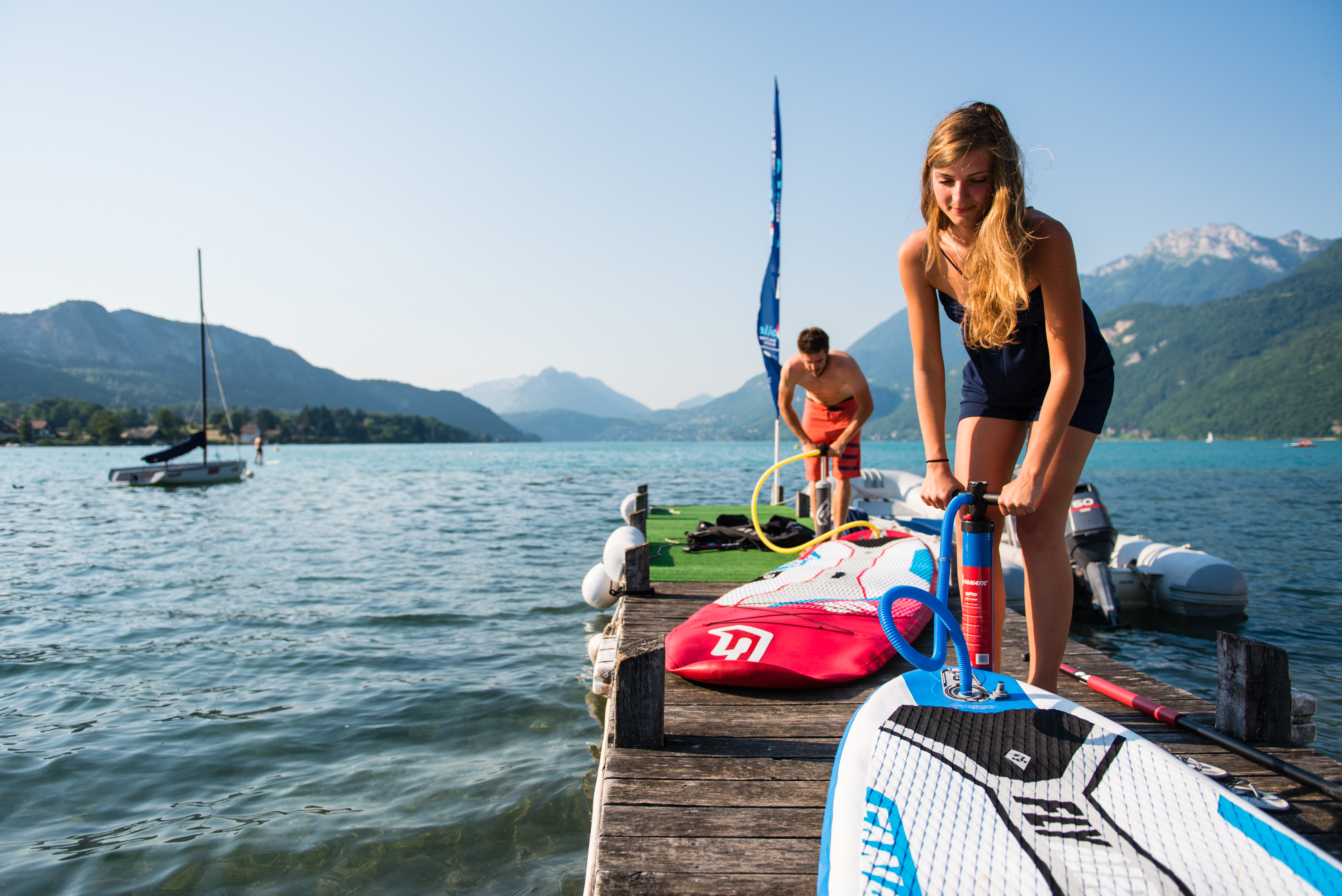 inflating stand-up paddle