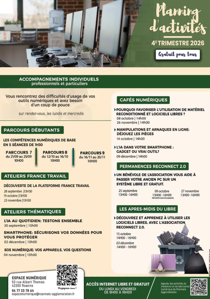 Ateliers les compétences numériques de base_Roanne