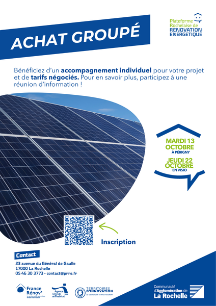 Achat groupé d'installations photovoltaïques
