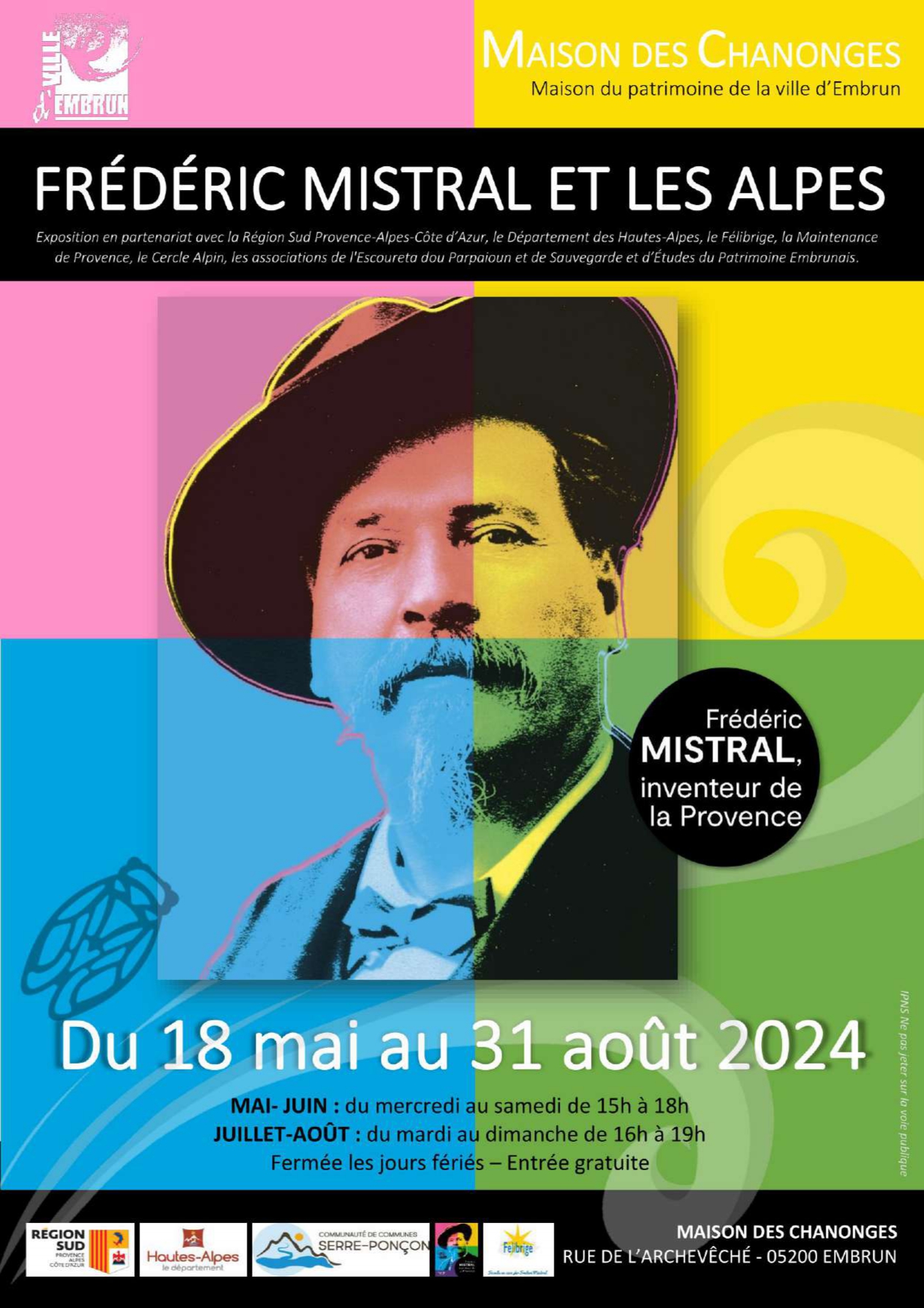 Exposition : Frédéric Mistral et Les Alpes