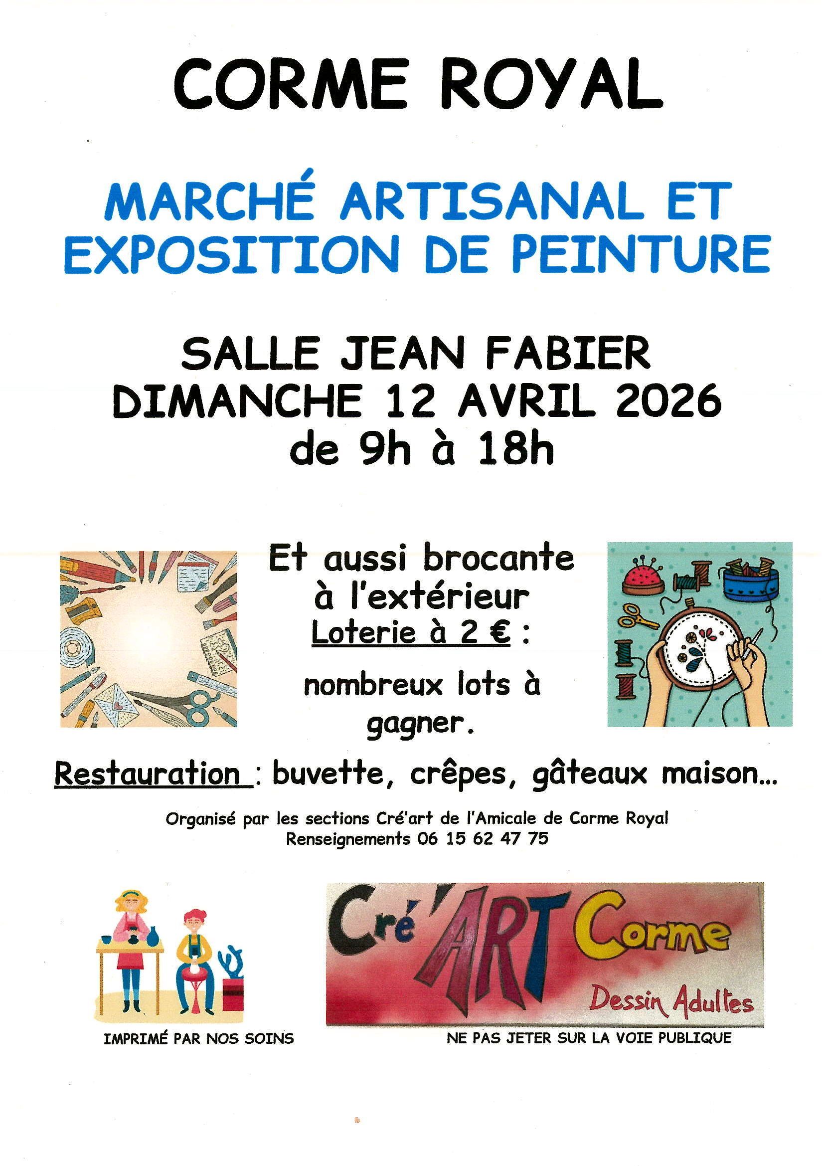 Marché artisanal et expo de peinture
