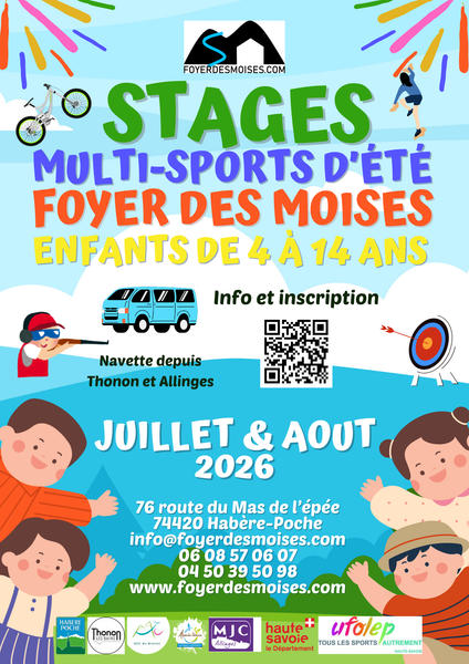 Affiche stages 2026