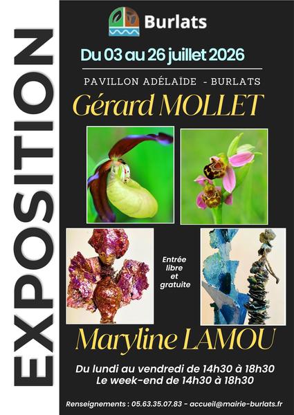 Exposition Gérard Mollet et Maryline Lamou