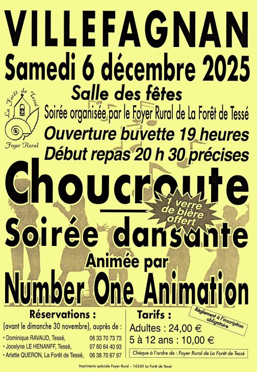 Soirée choucroute_Villefagnan