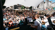 Concert de Big band du Conservatoire de Vienne sur la scène de Cybèle_Vienne