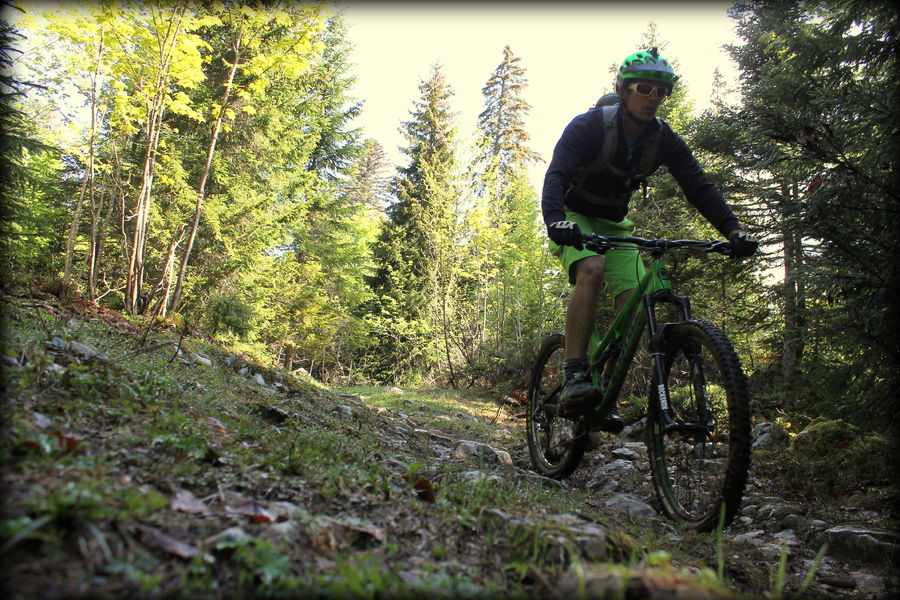 Piste VTT FFC bleue - La Féclaz