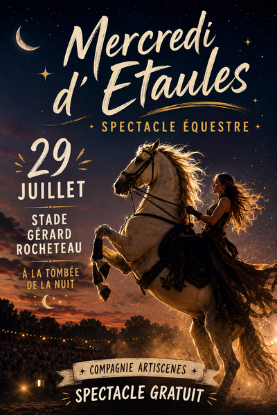 Mercredi d'étaules:  spectacle équestre