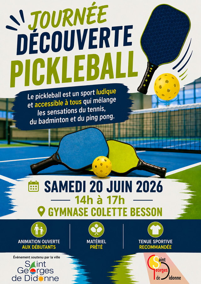Journée découverte pickelball