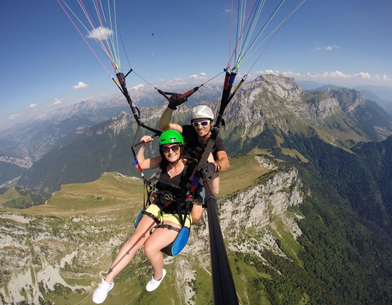 Espace 3D vol parapente lac Annecy