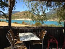 Terrasse snack du Lac, lac de Castillon