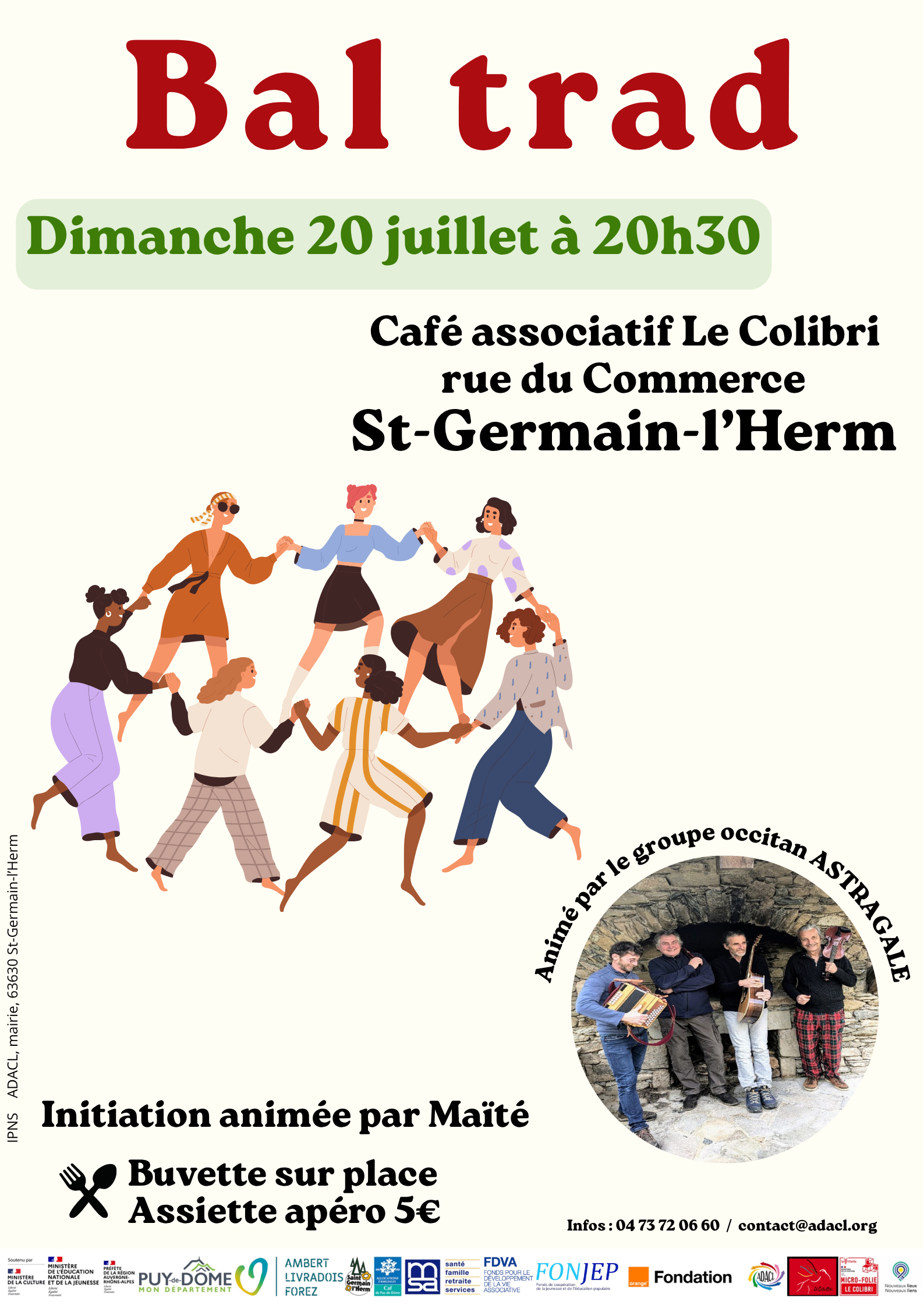 Bal trad animé par Astragale // Saint-Germain-l’Herm