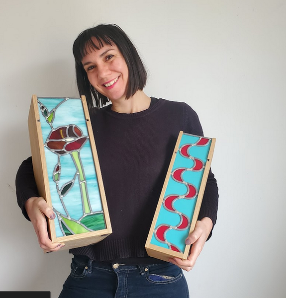 Journées européennes des métiers d'art - Démonstration à l'atelier de vitrail de Lucy Saranoff