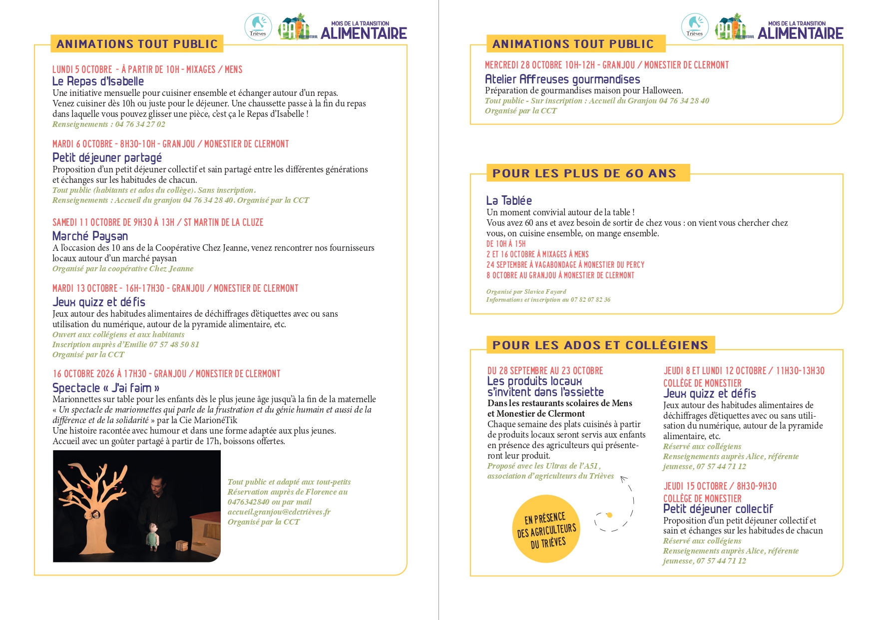 Mois de la Transition Alimentaire
