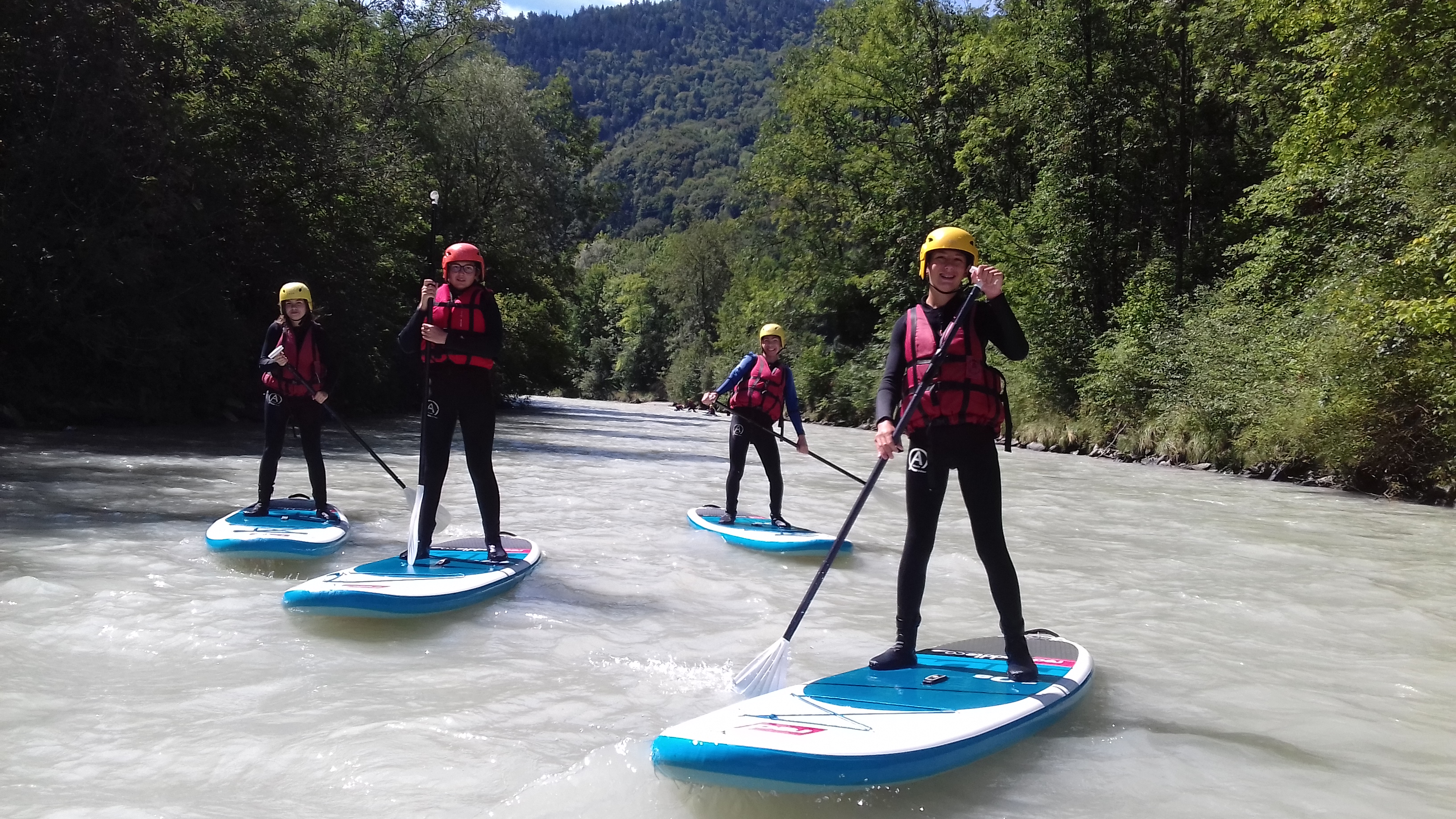 Paddle en rivière