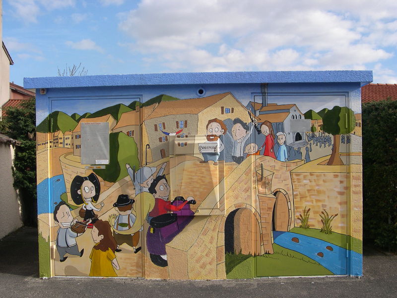 Mur peint Rue Elise Rivet