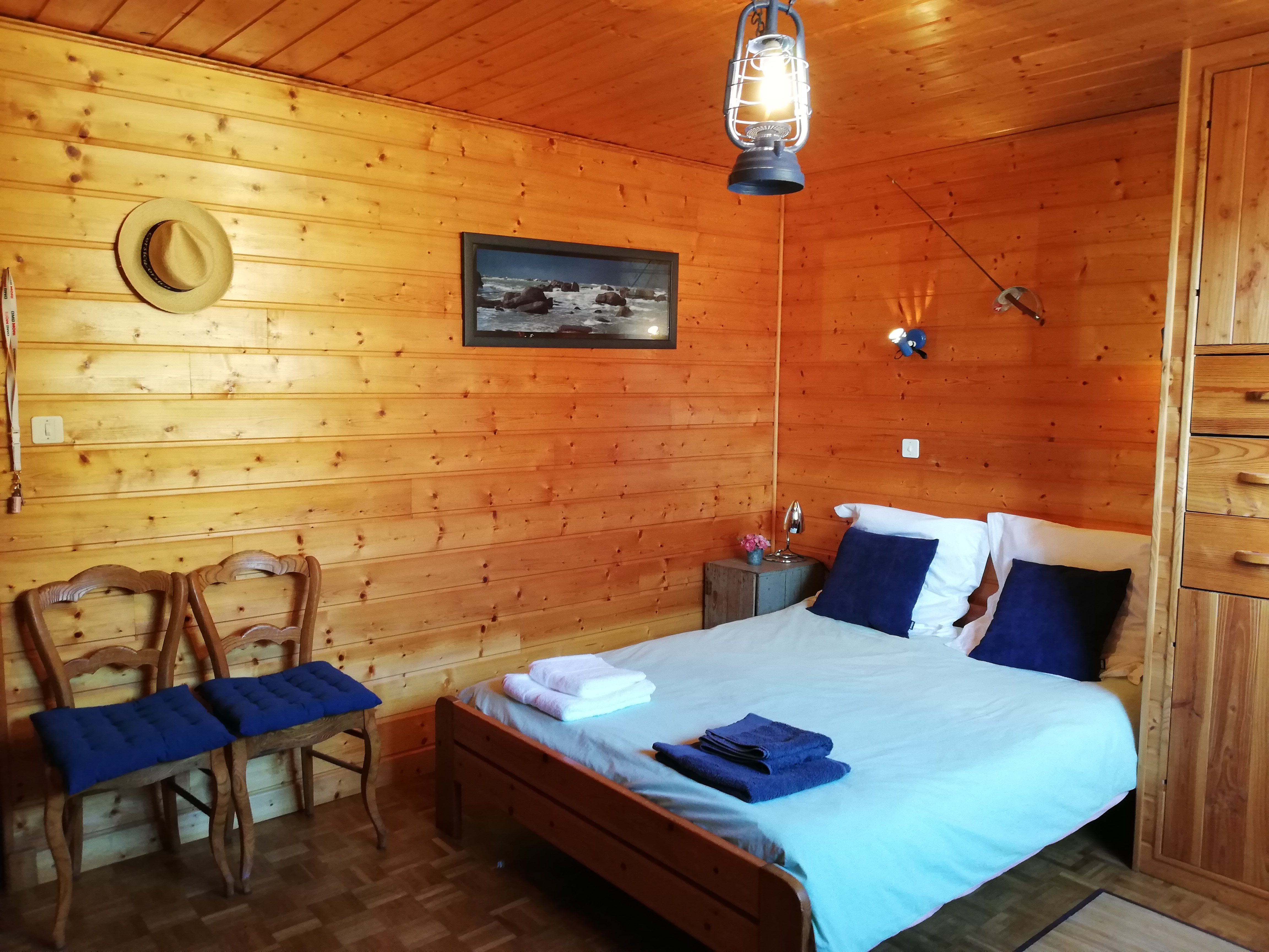 La chambre bleue à Lamure-sur-Azergues