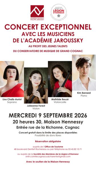 Concert caritatif de l'Académie Jarousski