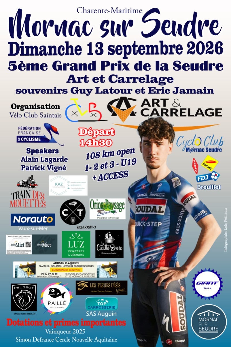 Course Cycliste 5ème GP de la Seudre "souvenir Guy Latour"