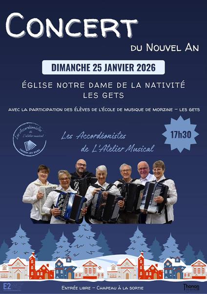 CONCERT NOUVEL AN - ECOLE DE MUSIQUE MORZINE LES GETS_Les Gets