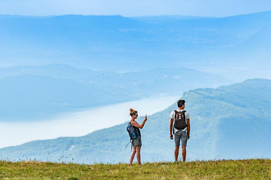 Lac du Bourget depuis le Revard