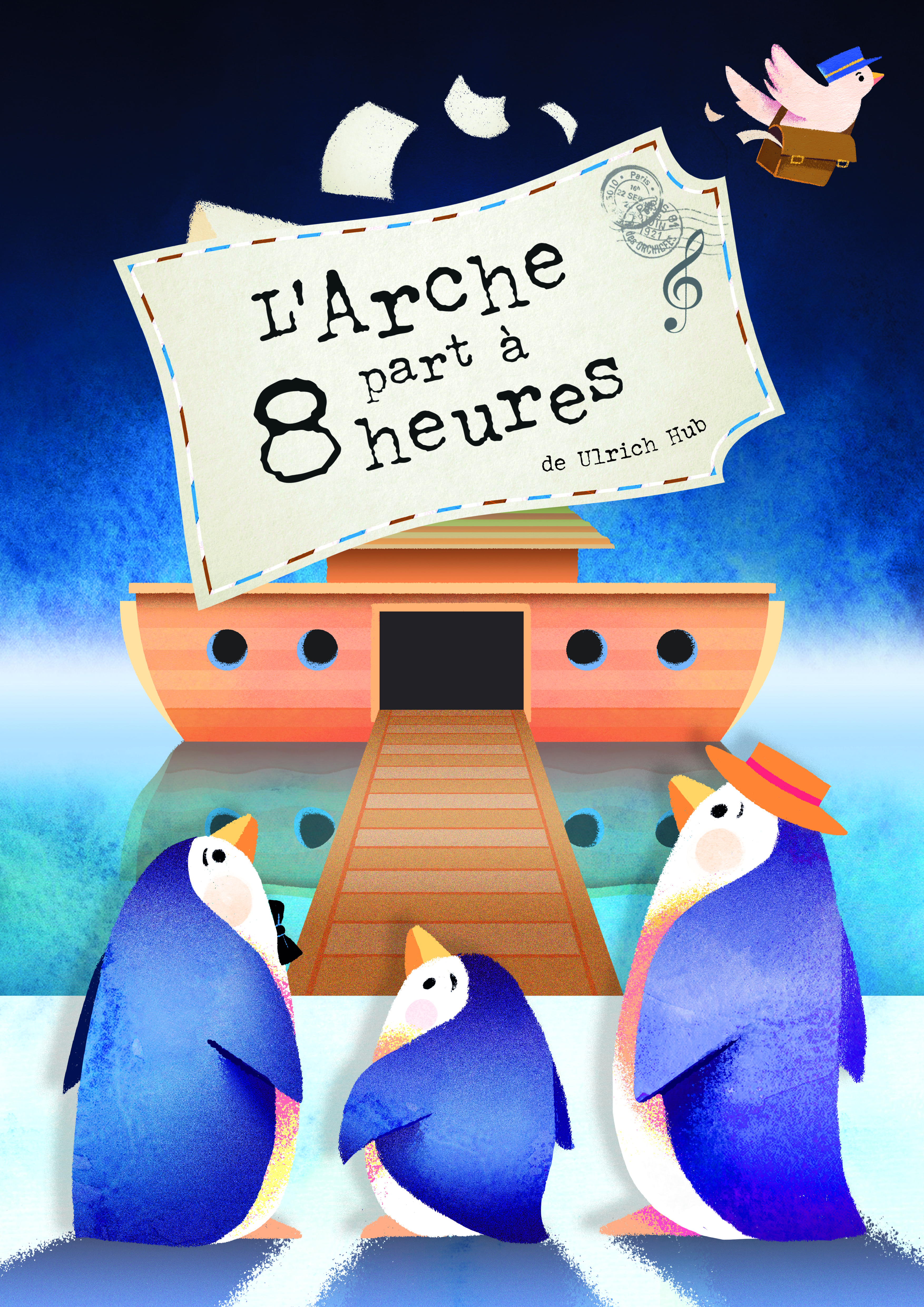 L'Arche part à 8 heures