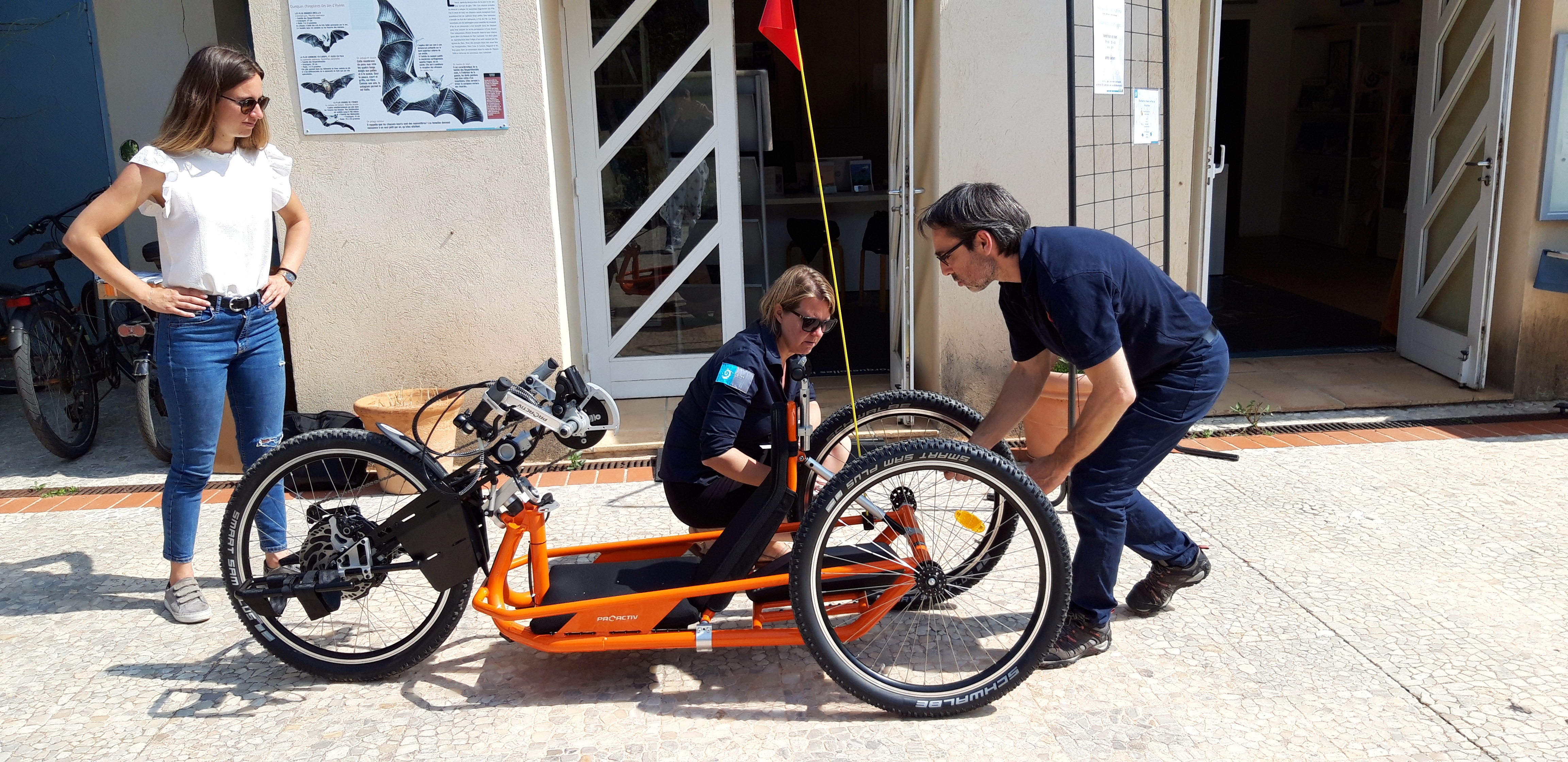 Handbike adapté pour les PMR