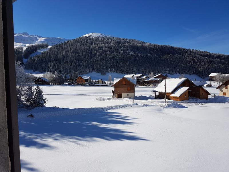 Vue extérieure sous la neige