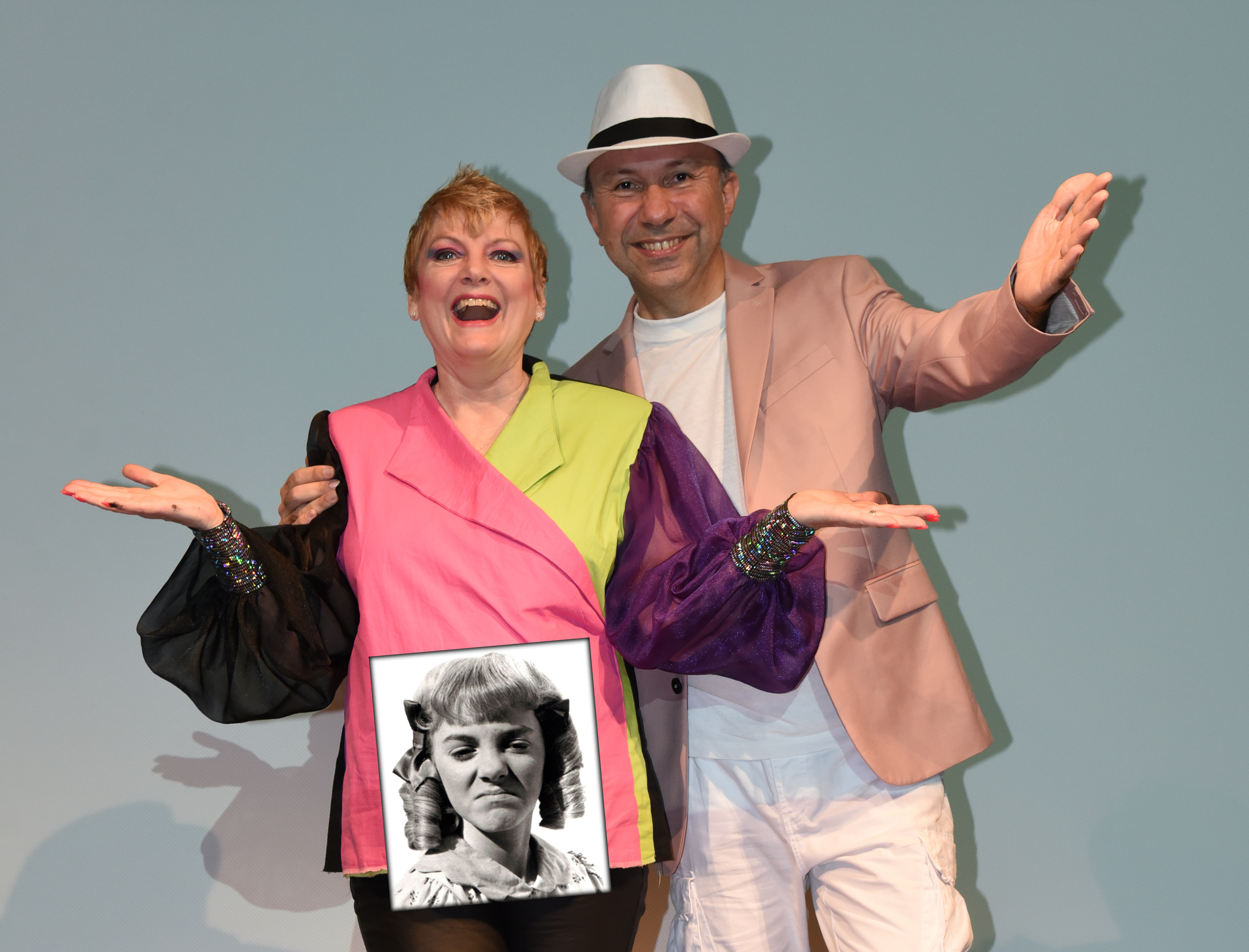 Photo des comédiens : Alison Arngrim - Patrick Loubatière