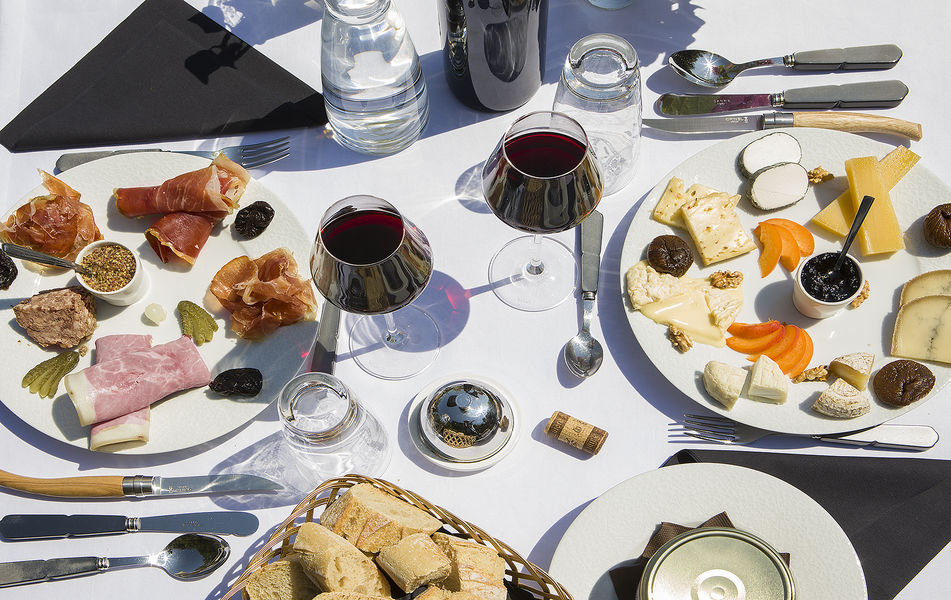 Dégustation dans nos jardins