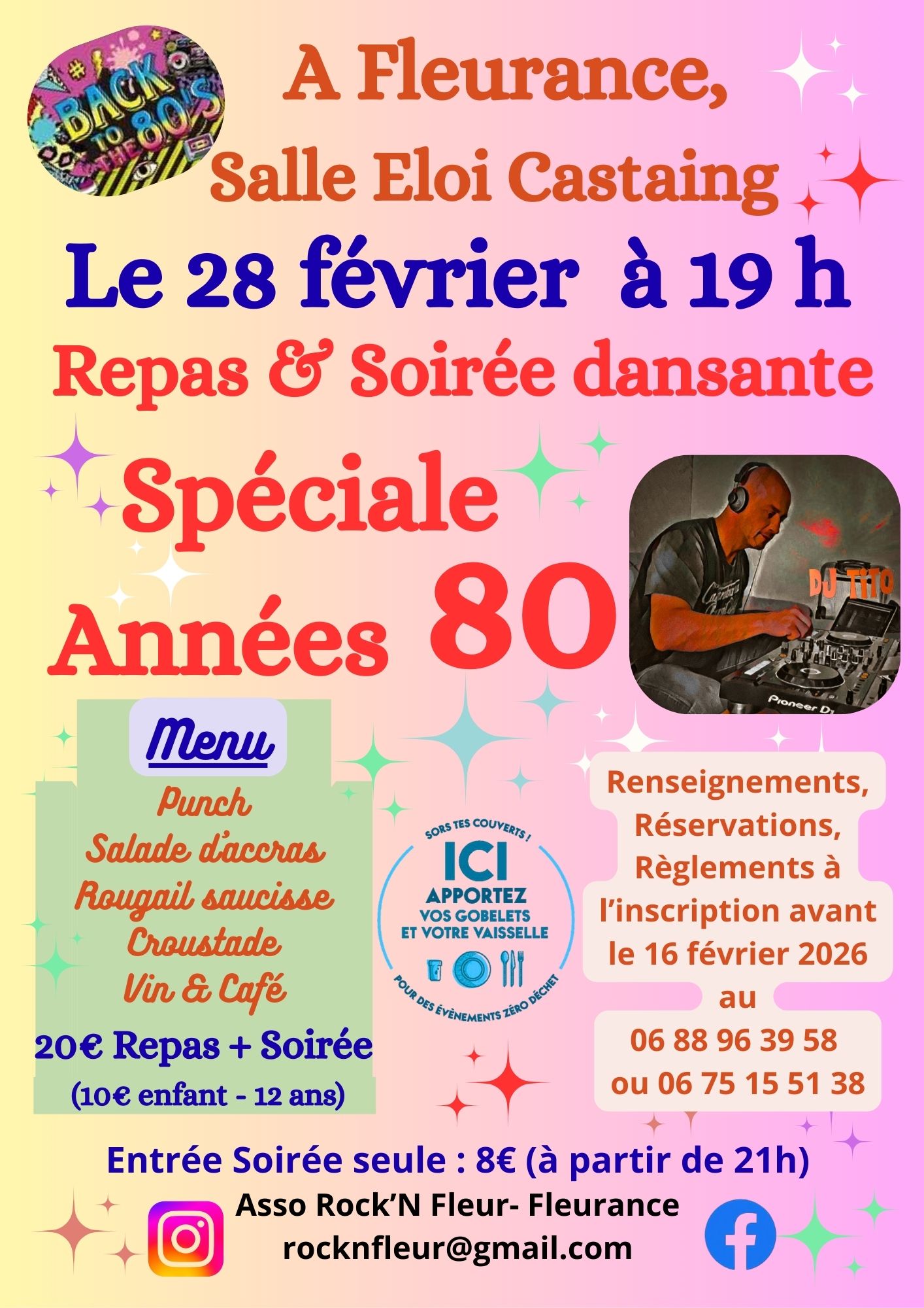 Soirée dansante - Spéciale années 80_Fleurance